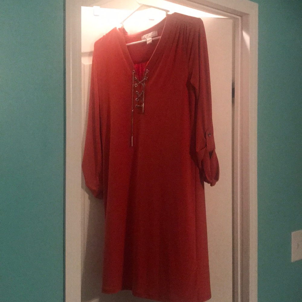 Michael Kors orange dress